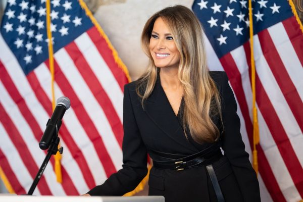 Melania Trump — and her clothes — inch back into the spotlight